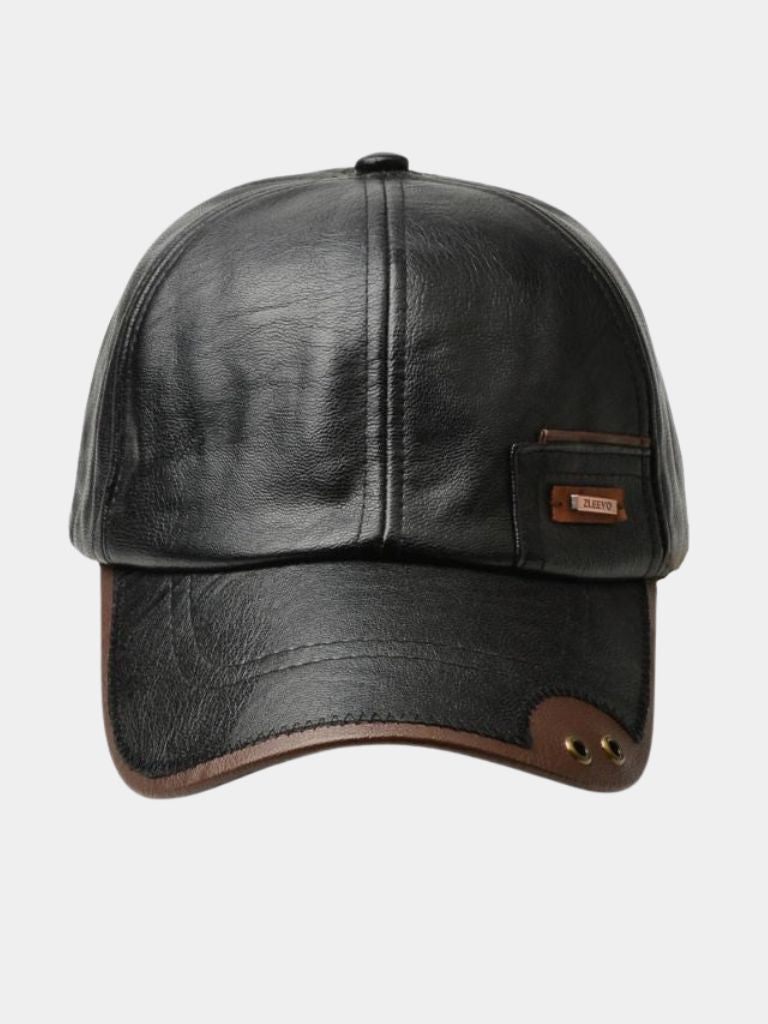 Rustic Laro Leather Cap  - Casa  Laro CASA LARO