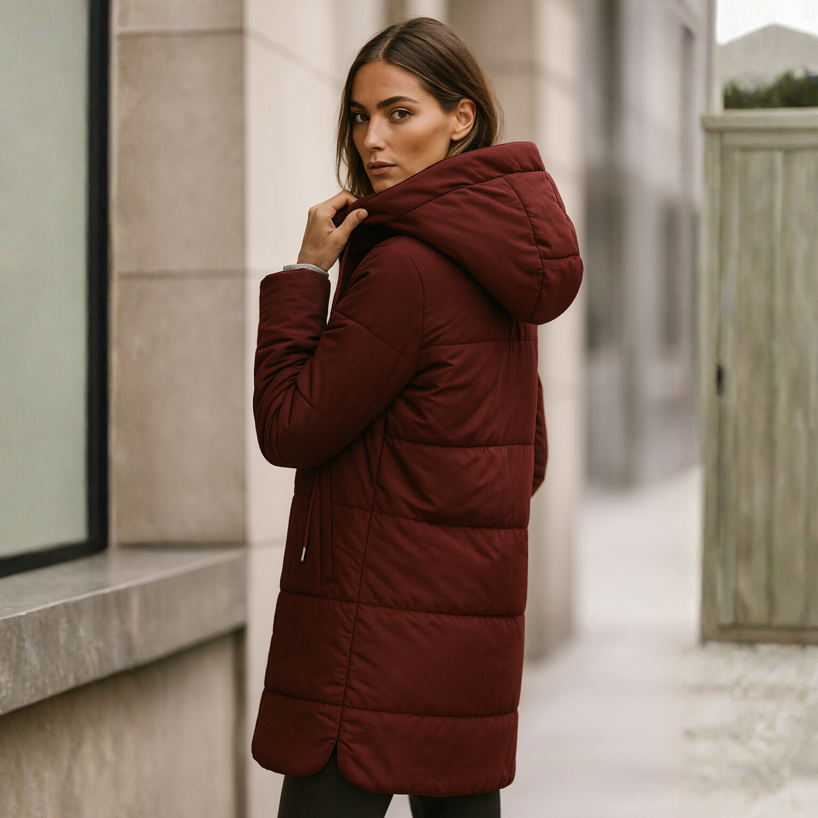 Mairah - Hooded Puffer Down Jacket