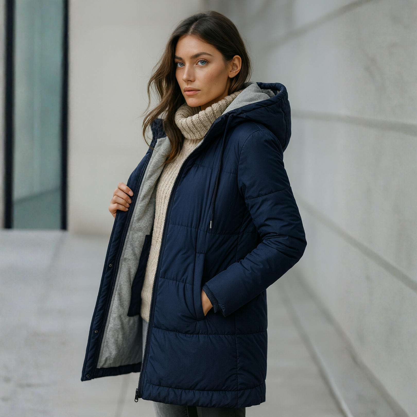 Mairah - Hooded Puffer Down Jacket