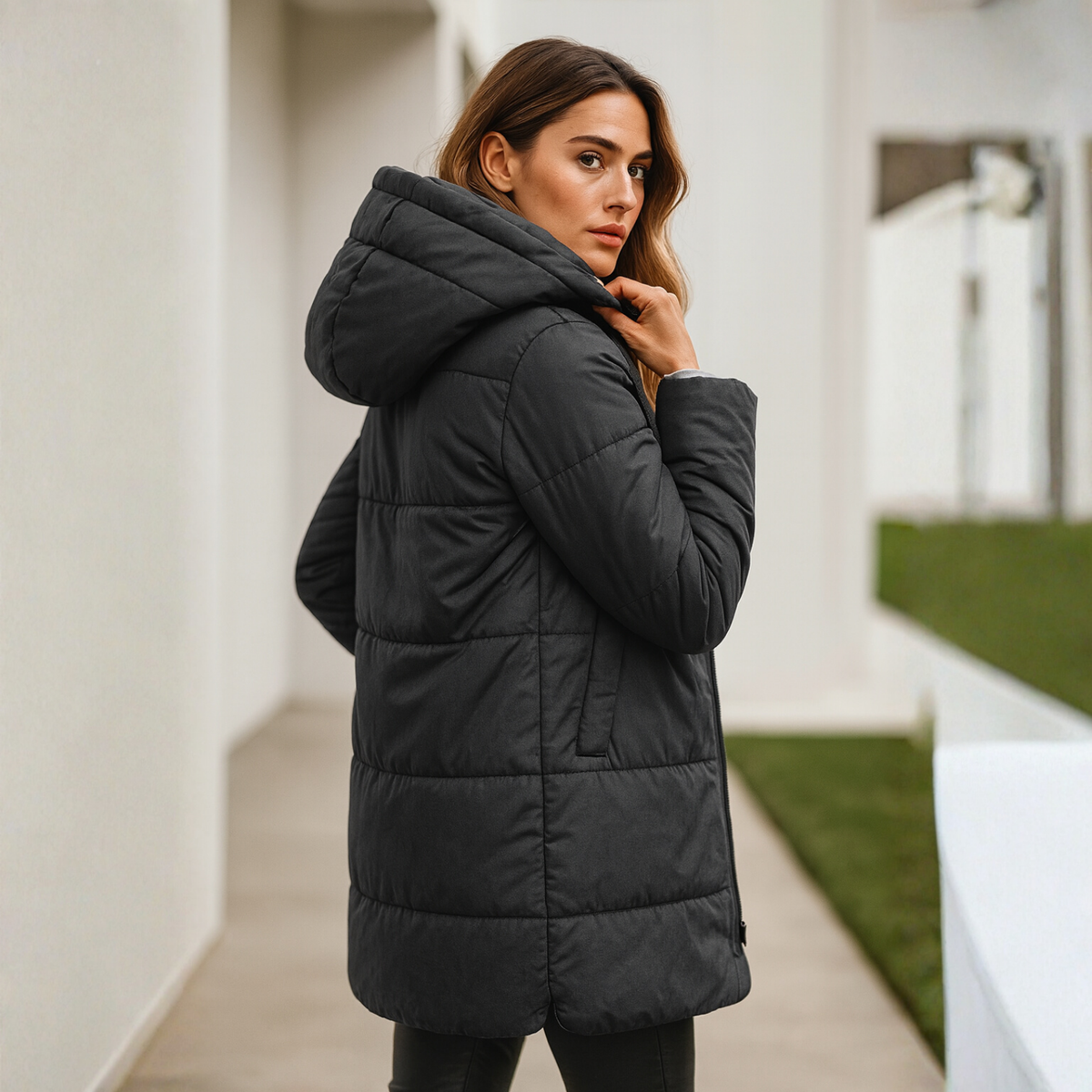 Mairah - Hooded Puffer Down Jacket