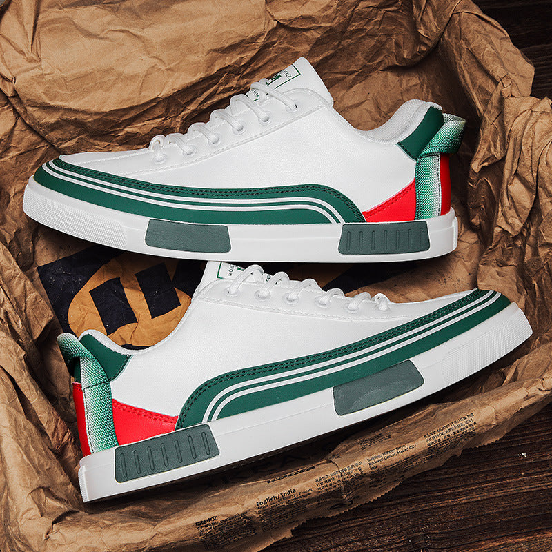 Minimal Leather Low-Top - Sneakers