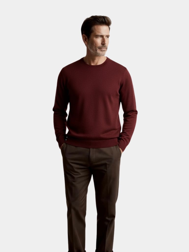 Premium Crew Neck Knitwear Pullover Sweater - Casa  Laro CASA LARO