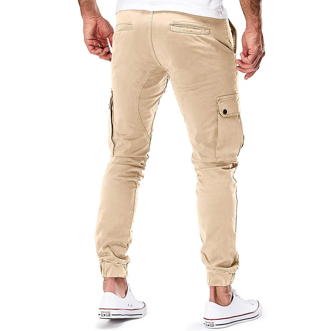 Cotton Relaxed Fit Cargo - Joggers
