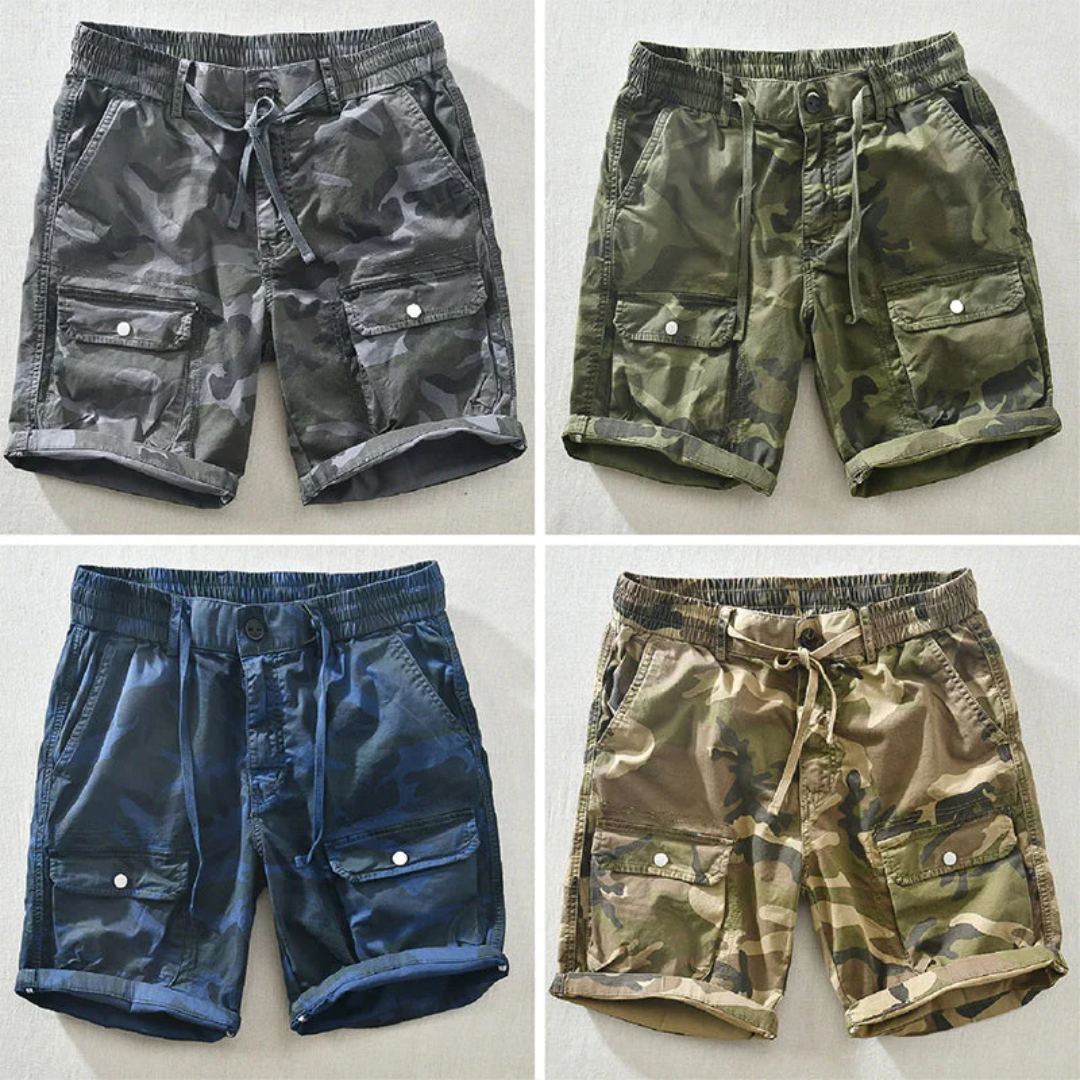 Barcelona Camouflage Print - Shorts