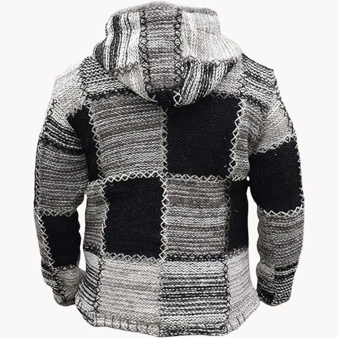 Patchwork Cotton Pullover - Sweater