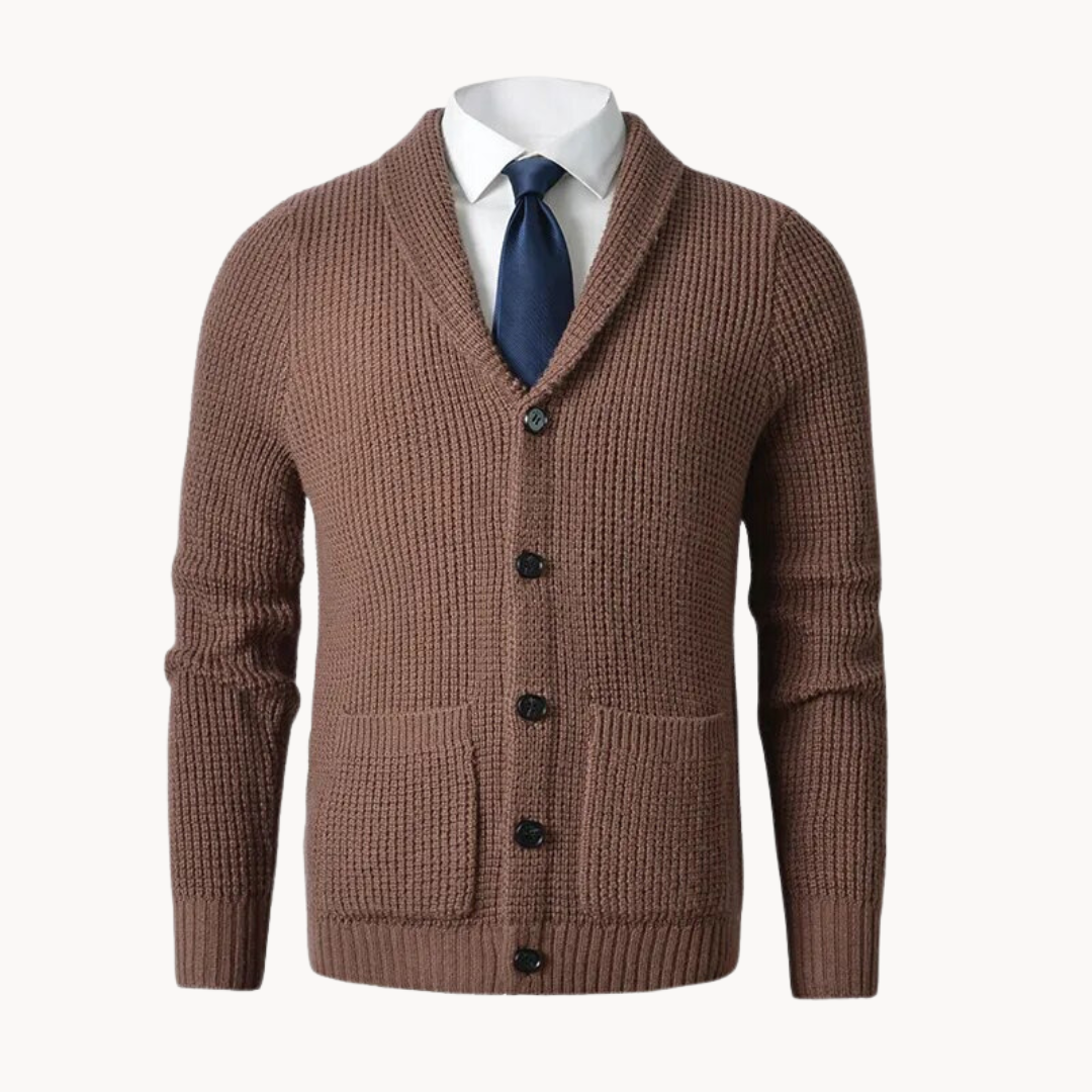 Shawl-Collar Pullover - Sweater