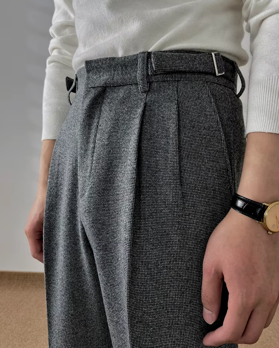 Tailored High-Waist - Trousers