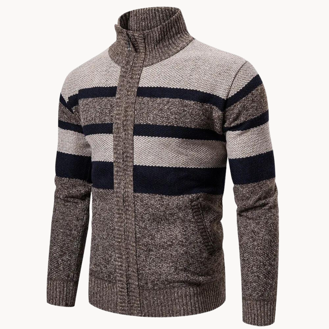 Striped Knit Crewneck - Sweater