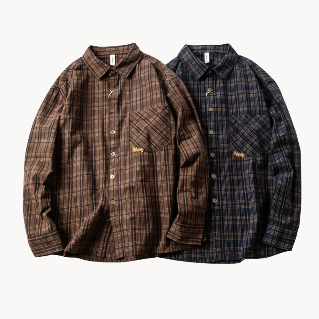 Brushed Flannel Button-Down - Shirt