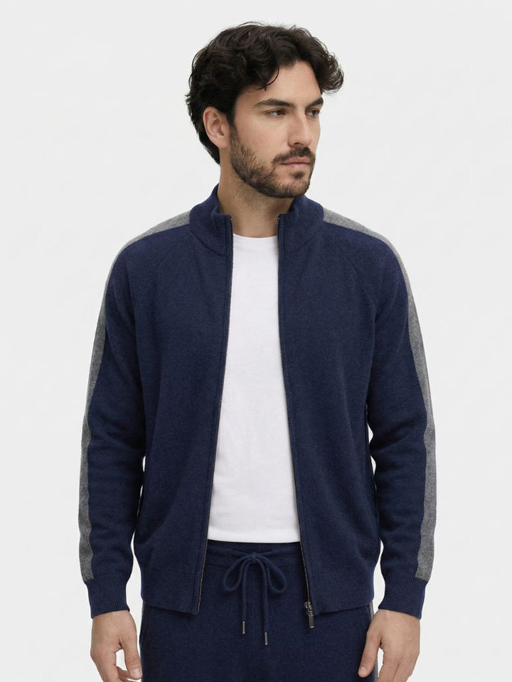 Navy Heritage Cashmere Set – Casa  Laro CASA LARO