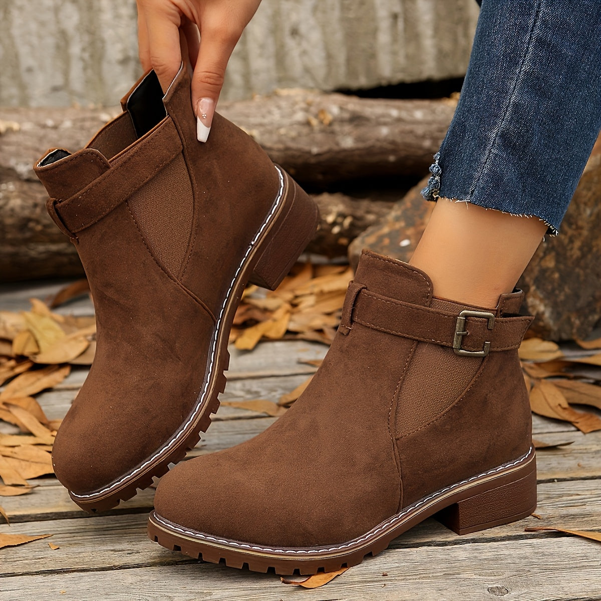 Siena Buckle Ankle - Boots