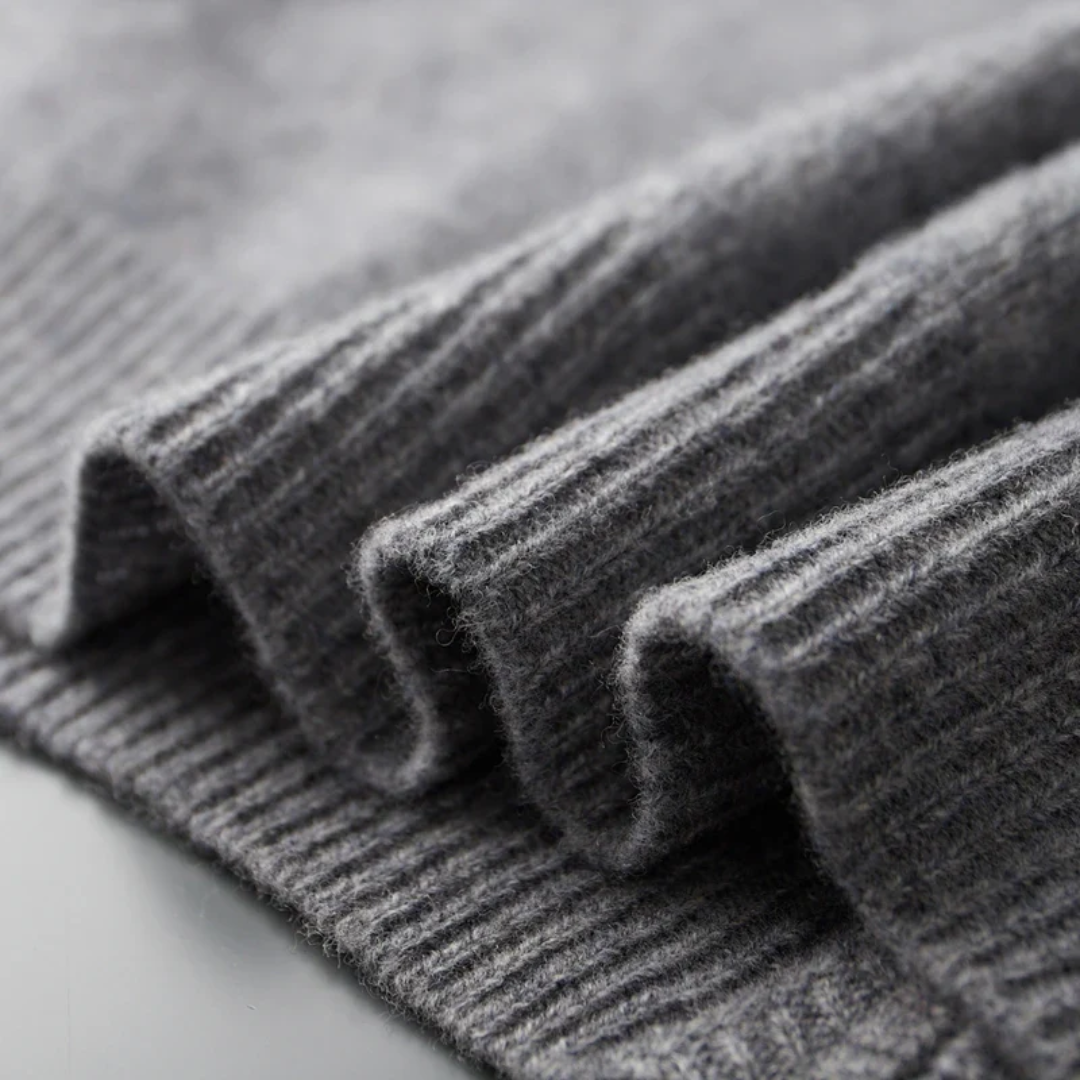 Merino Wool Zip Front - Sweater
