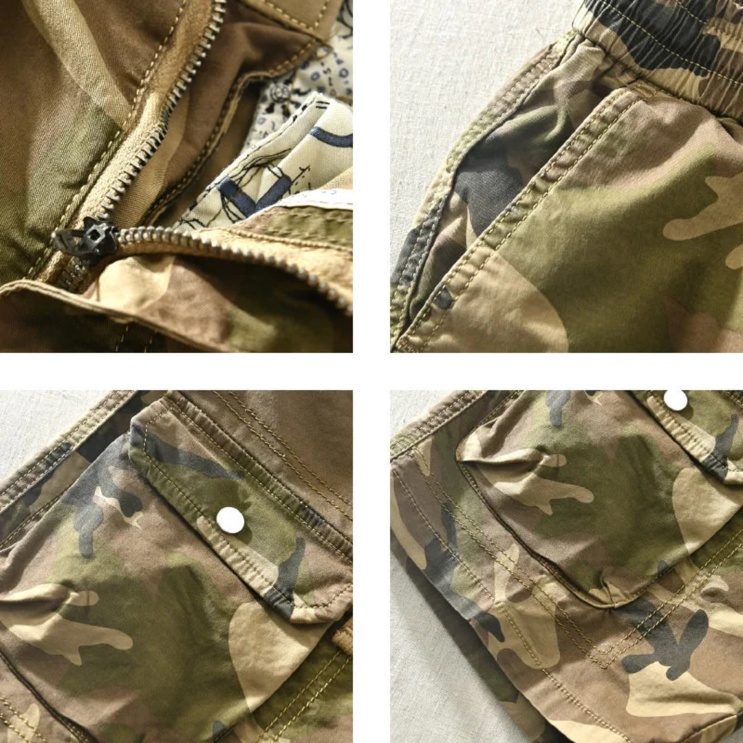 Barcelona Camouflage Print - Shorts