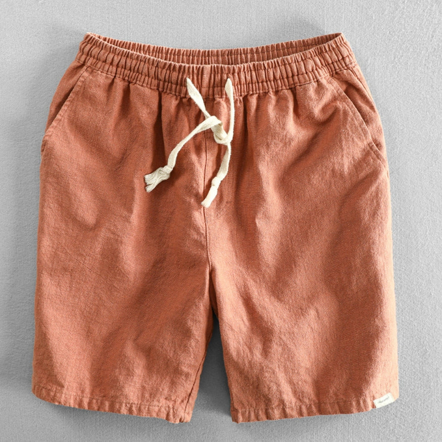 High-Rise Linen - Shorts