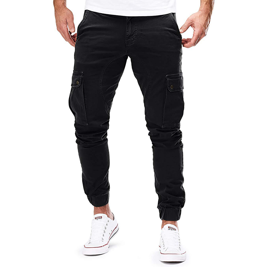 Cotton Relaxed Fit Cargo - Joggers