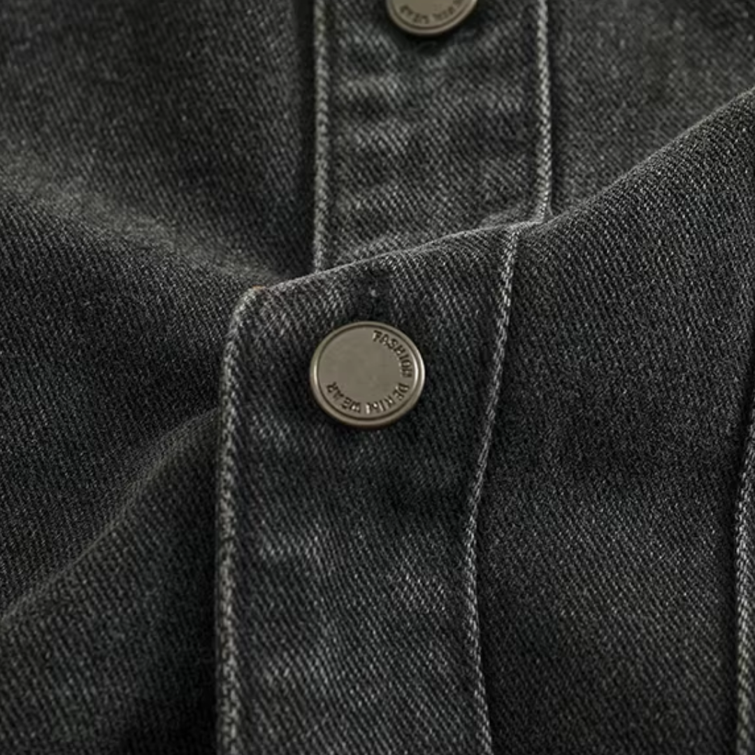 Washed Indigo Denim Western - Shirt