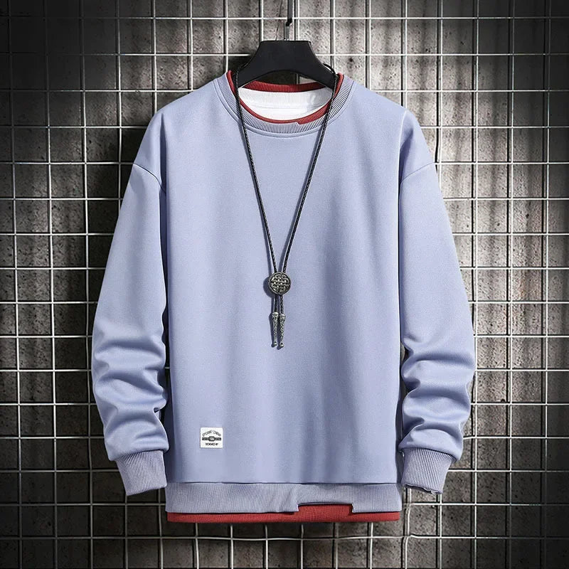 Eclipse Cotton-Blend Crewneck - Sweatshirt