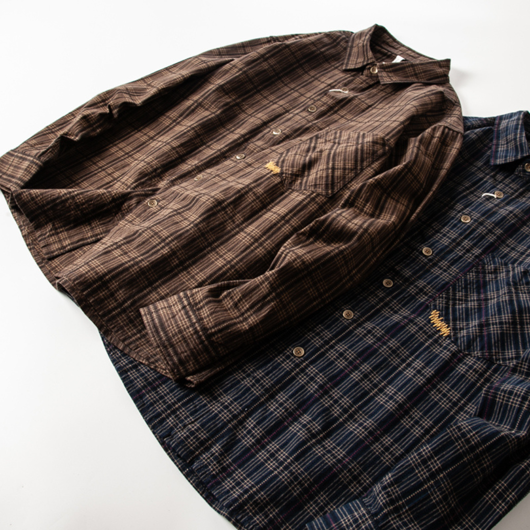 Brushed Flannel Button-Down - Shirt