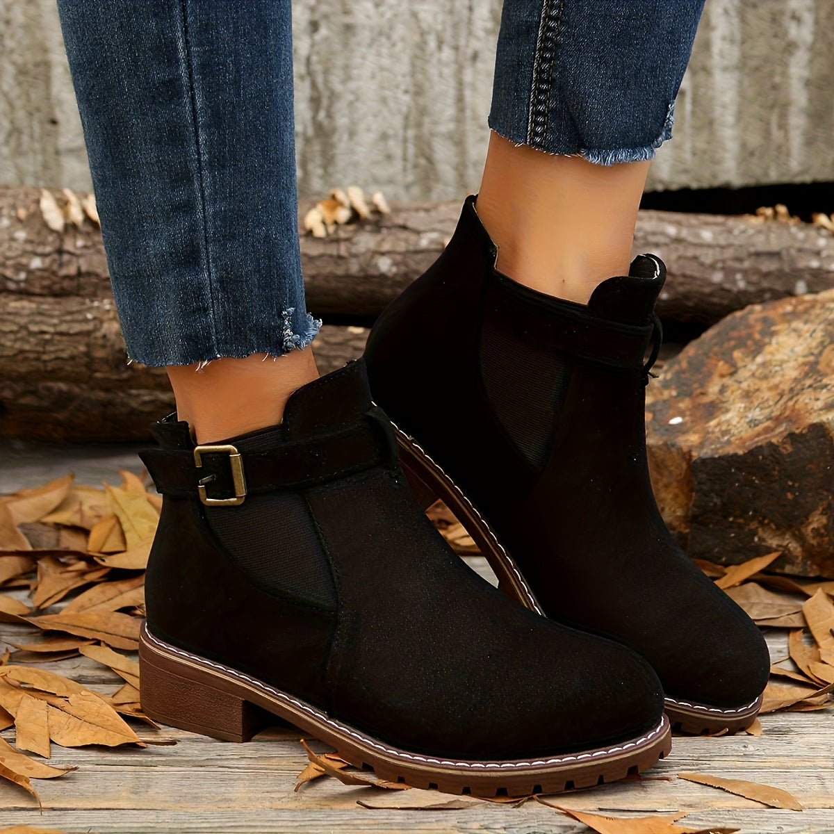 Siena Buckle Ankle - Boots