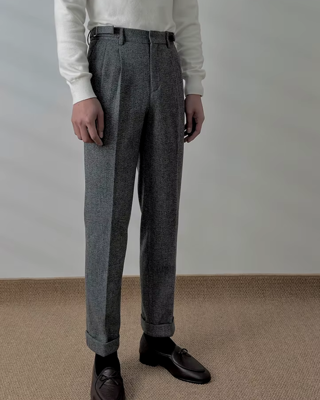 Tailored High-Waist - Trousers