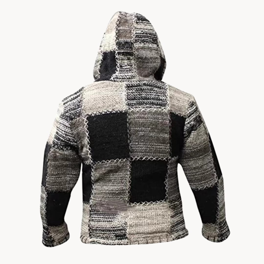 Patchwork Cotton Pullover - Sweater