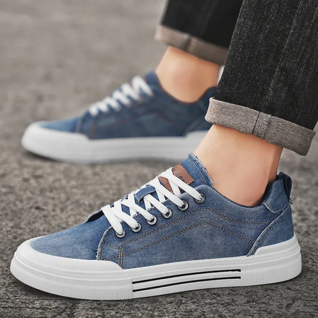 Denim Low-Top - Sneakers