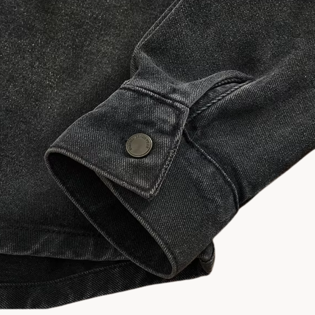Washed Indigo Denim Western - Shirt