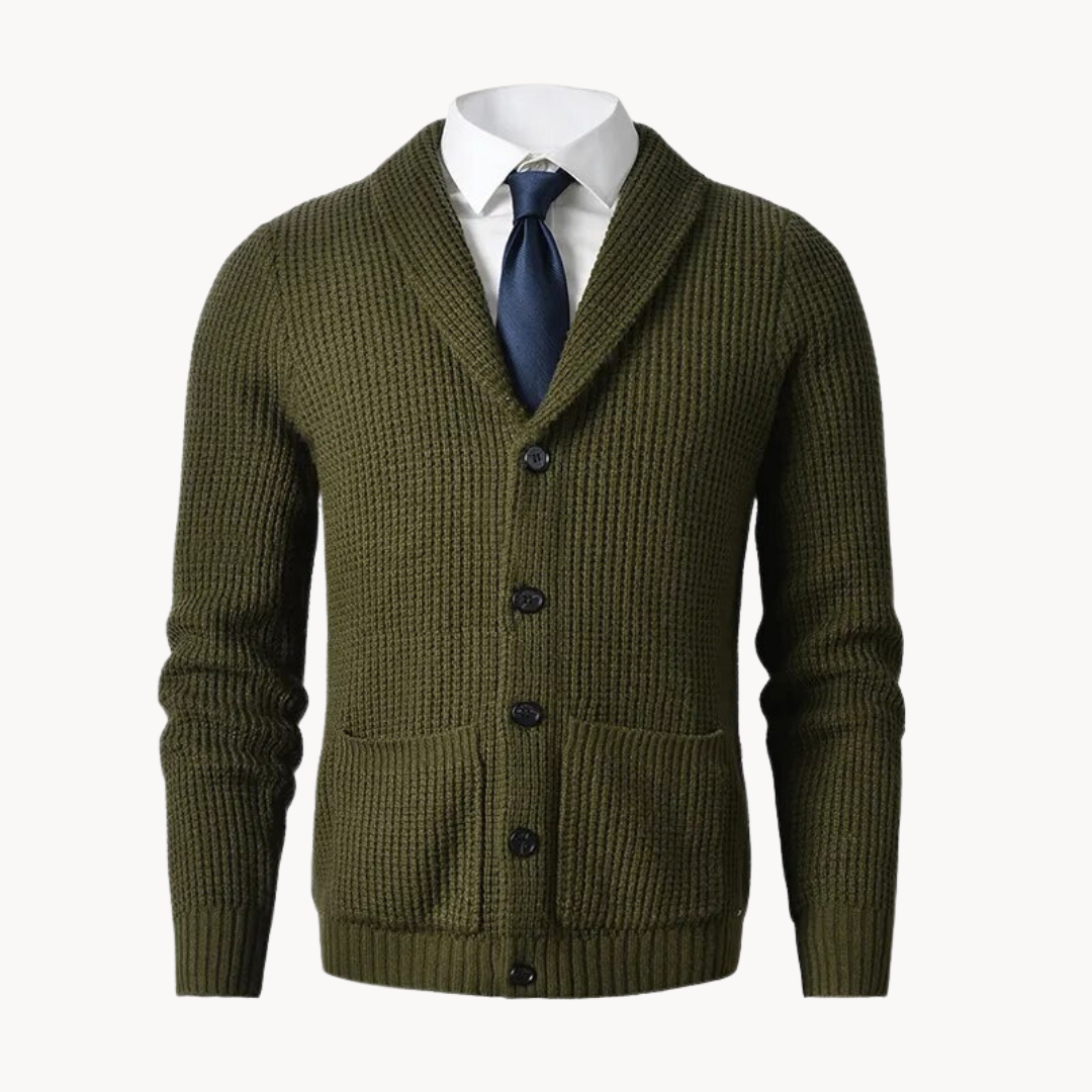 Shawl-Collar Pullover - Sweater