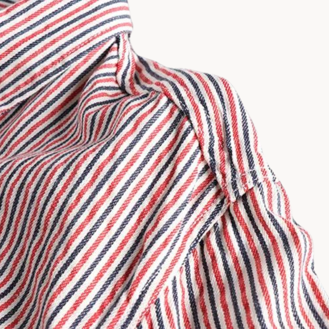 Pencil Stripe Button-Down - Shirt