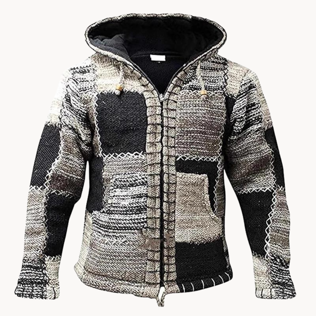 Patchwork Cotton Pullover - Sweater