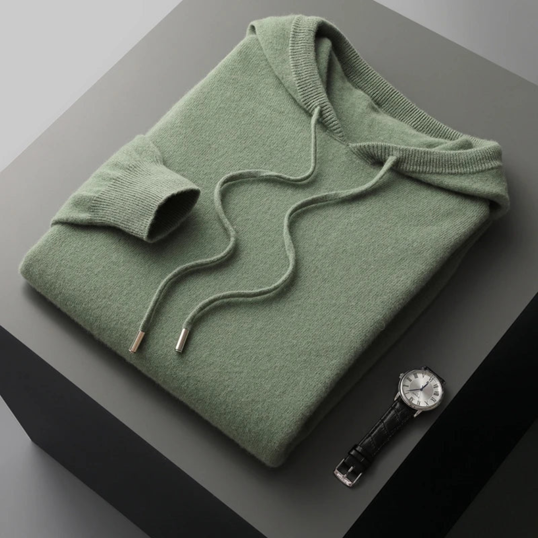 Glacier Merino Wool Hoodie - Sweater