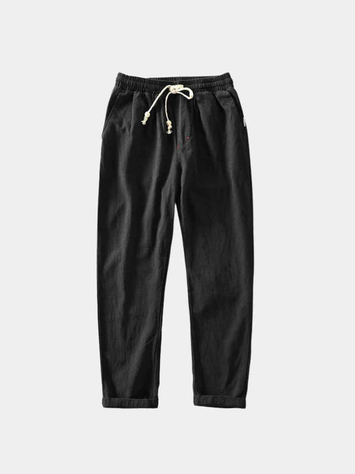 Azure Coast Linen Trousers - Casa  Laro CASA LARO