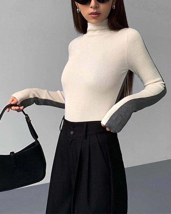 Ribbed Knit - Sweater