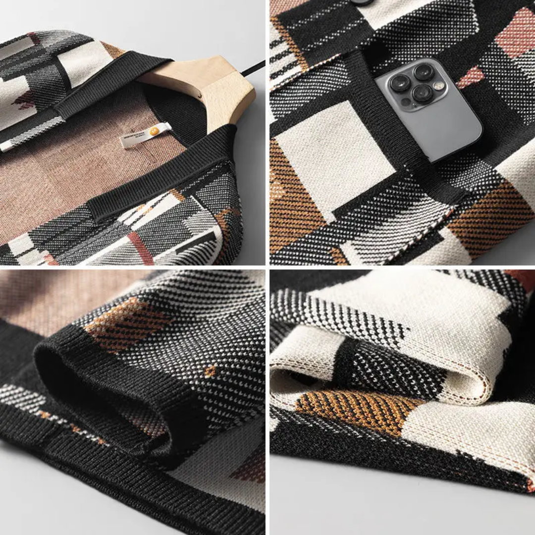 Abstract Knit - Cardigan CASA LARO MEN