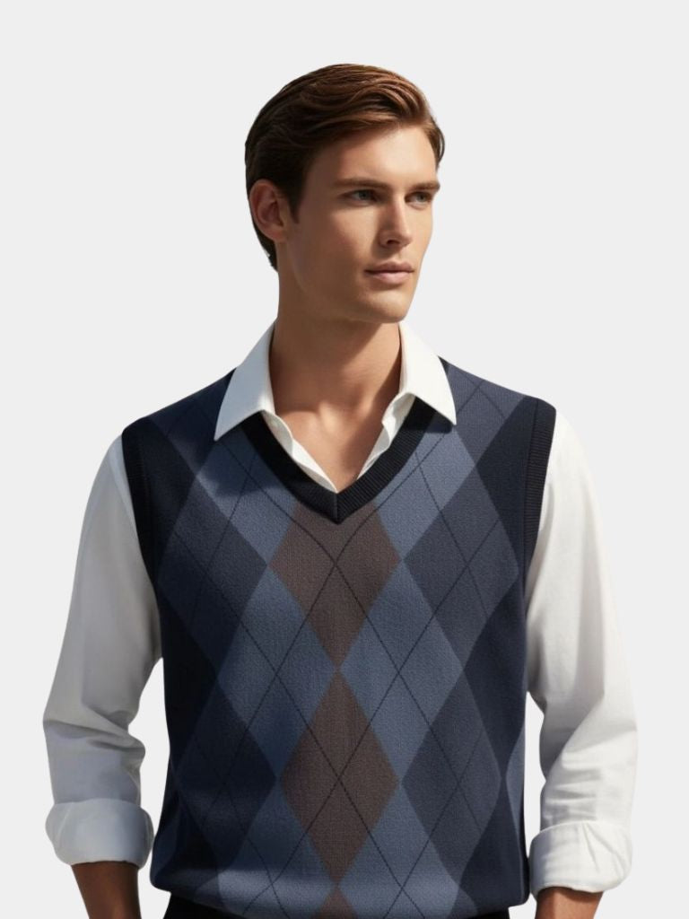 Academic Essential Knit Vest - Casa  Laro CASA LARO