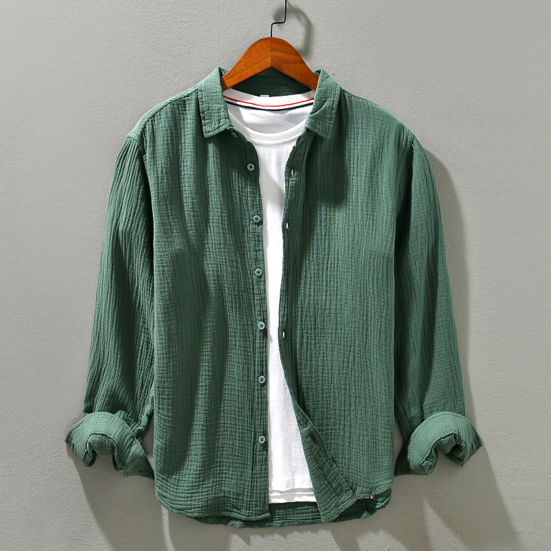Aegean Crinkle Cotton - Shirt CASA LARO MEN