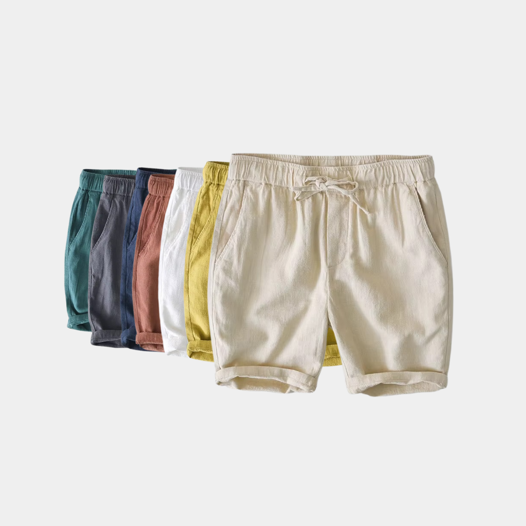 Santorini Lightweight Linen - Shorts