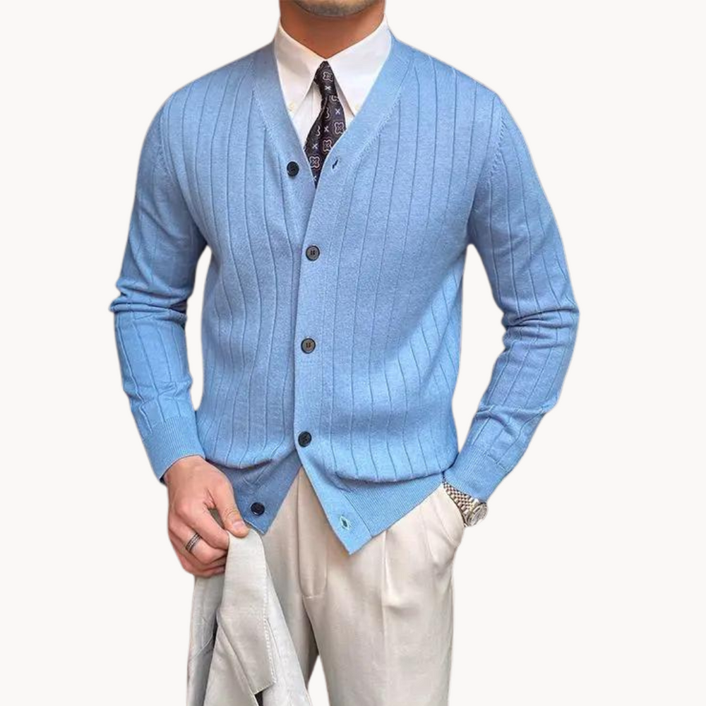 Alpine Cable Knit - Cardigan CASA LARO MEN