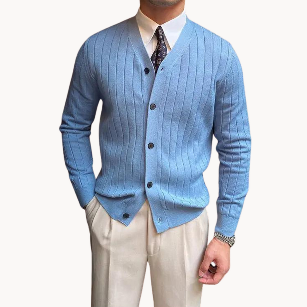 Alpine Cable Knit - Cardigan CASA LARO MEN