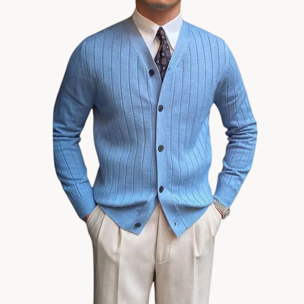 Alpine Cable Knit - Cardigan CASA LARO MEN