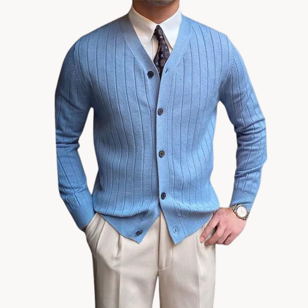 Alpine Cable Knit - Cardigan CASA LARO MEN