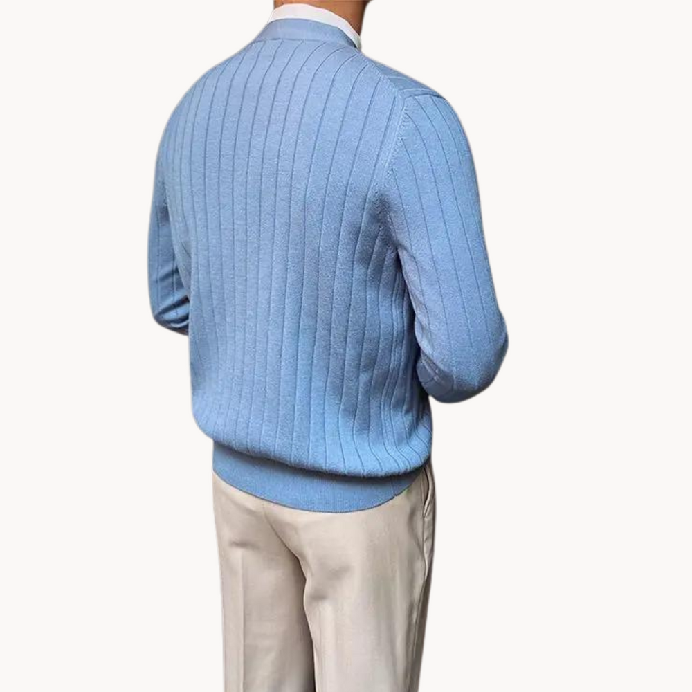 Alpine Cable Knit - Cardigan CASA LARO MEN