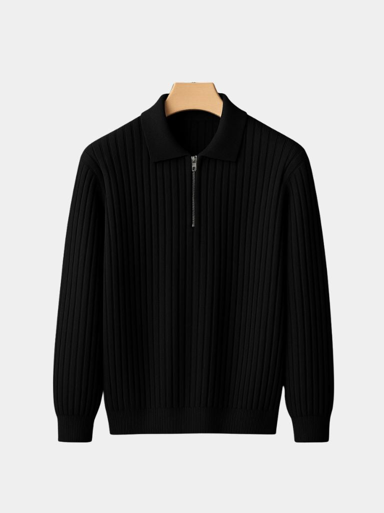 Alpine Riviera Knit Polo Pullover - Casa  Laro CASA LARO
