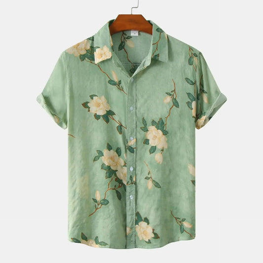 Amalfi Floral Print - Shirt CASA LARO MEN