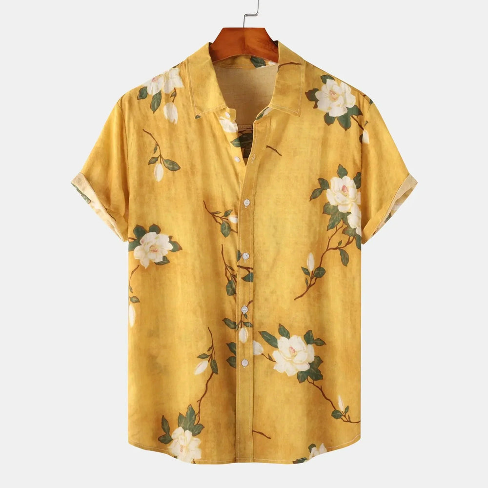 Amalfi Floral Print - Shirt CASA LARO MEN