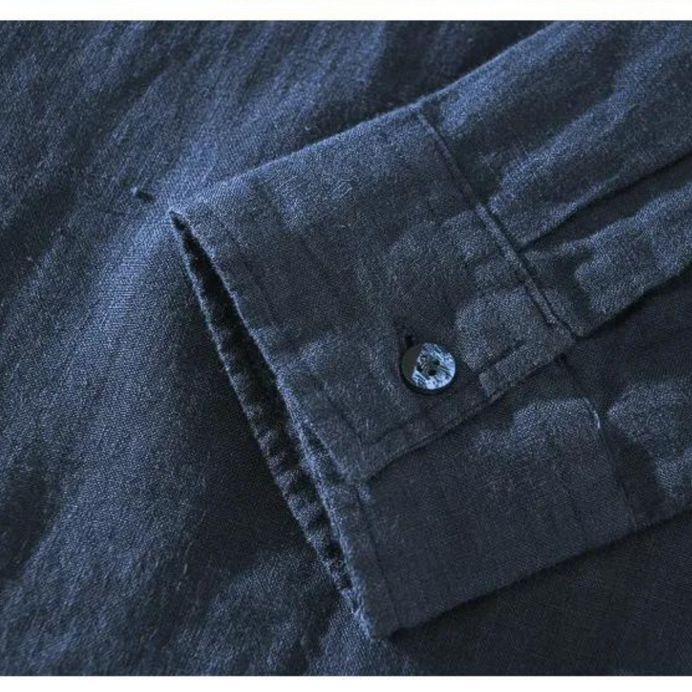 Amalfi Linen Popover - Shirt CASA LARO MEN