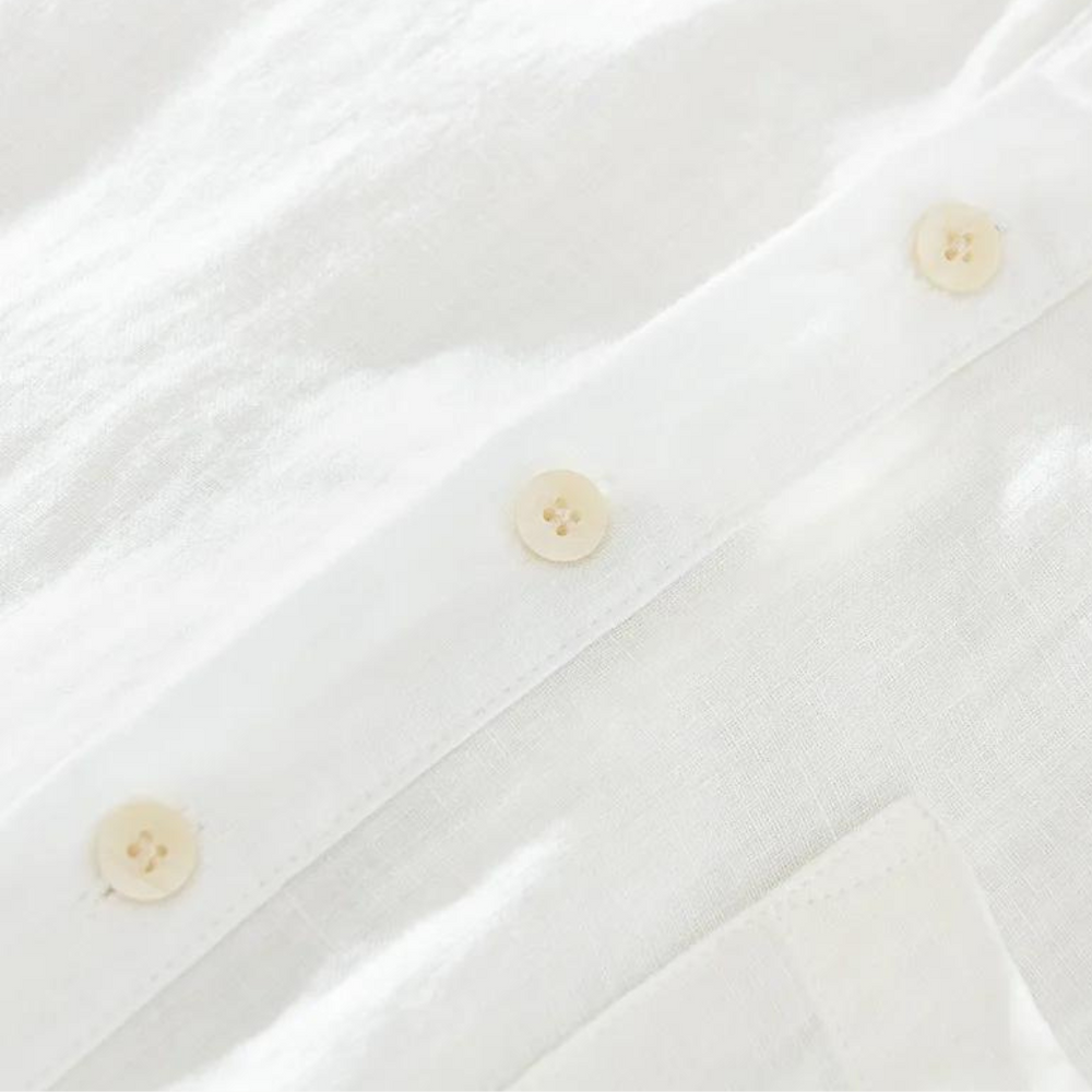 Amalfi Linen Popover - Shirt CASA LARO MEN