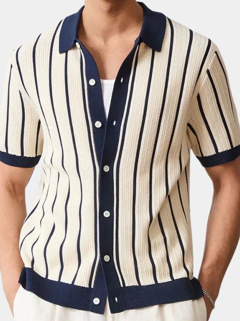 Atlantic Frame Knit Polo – Casa  Laro CASA LARO