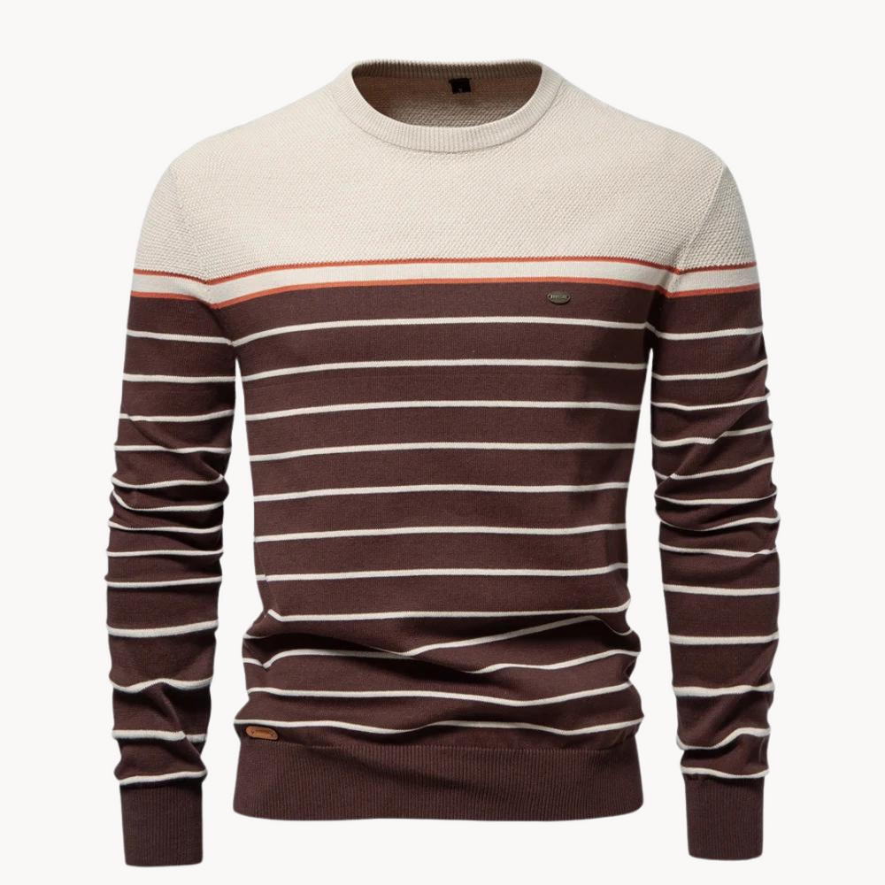 Atlantic Stripe Cotton - Sweater CASA LARO MEN