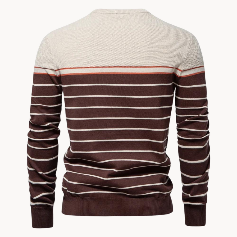 Atlantic Stripe Cotton - Sweater CASA LARO MEN